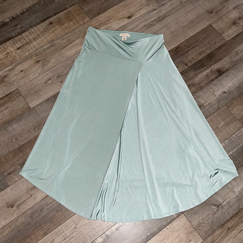 H&M Skirt, aqua blue skirt